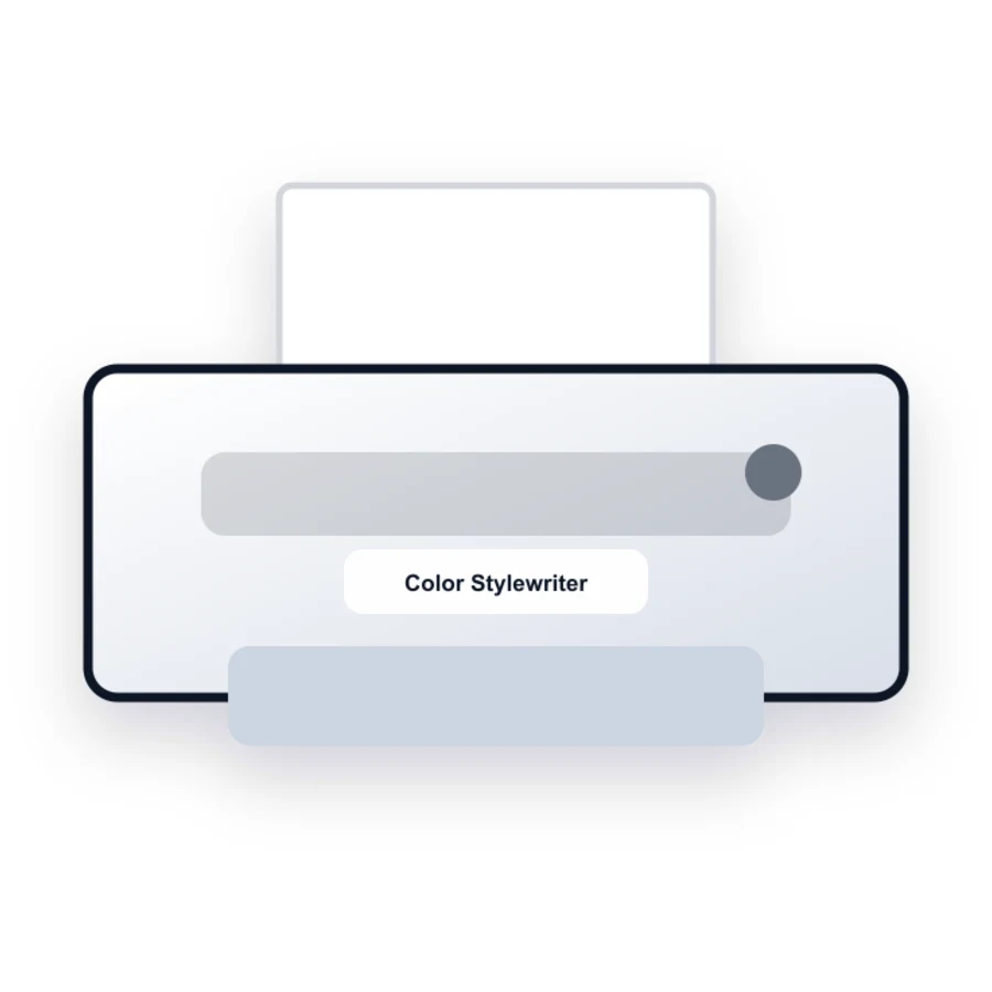 Apple Color Stylewriter 2200 printer illustration