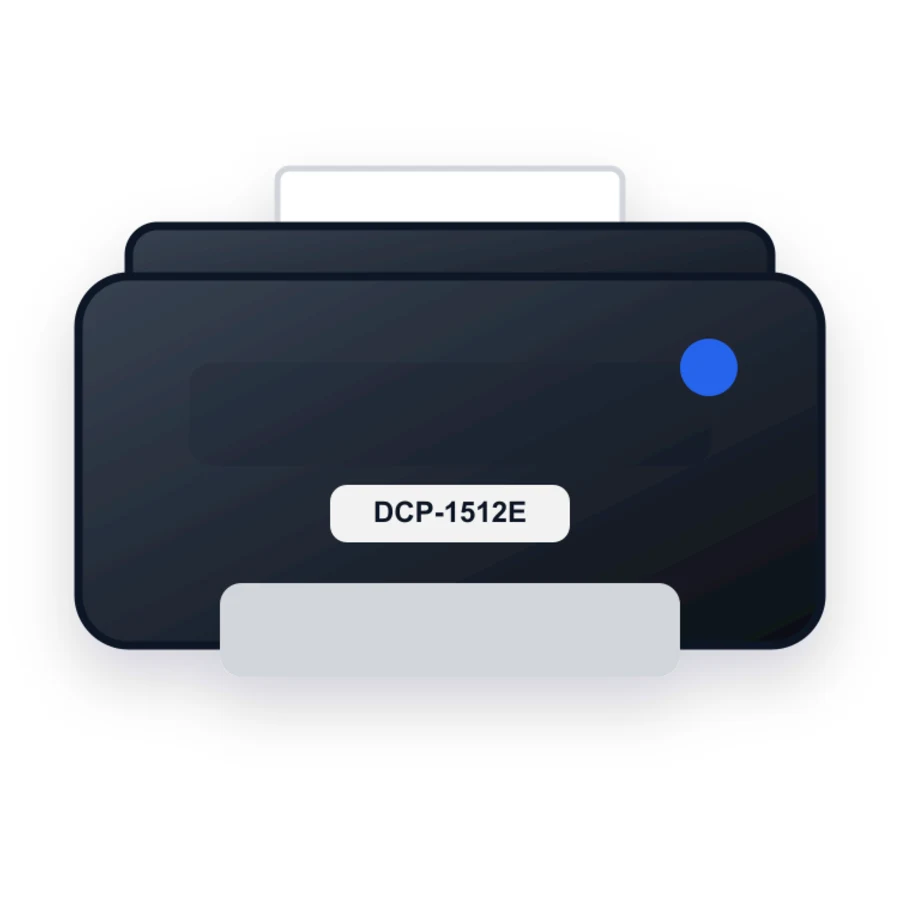 Brother DCP-1512E printer illustration