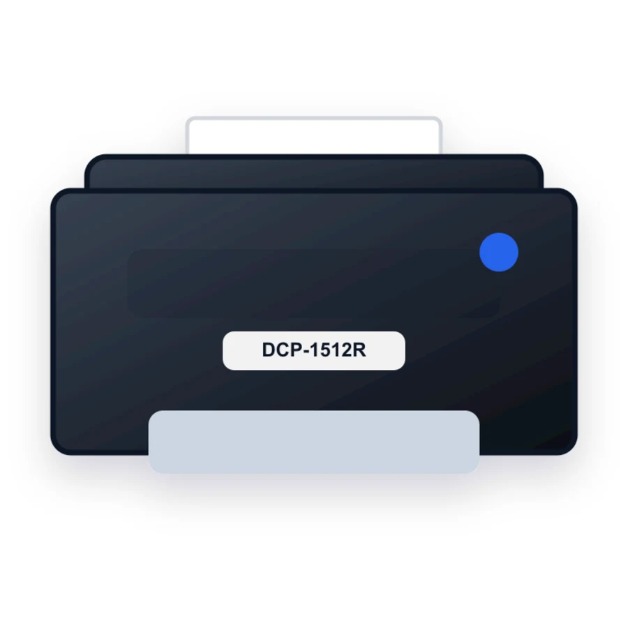 Brother DCP-1512R printer illustration