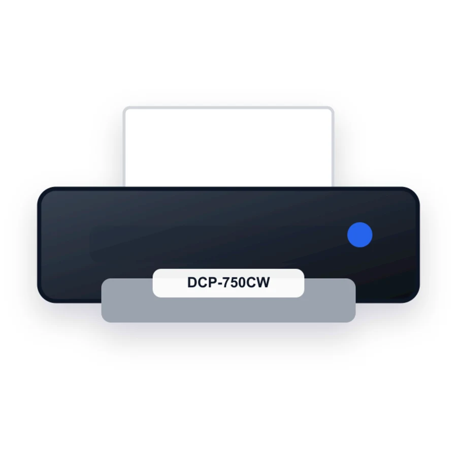 Brother DCP-750CW printer illustration