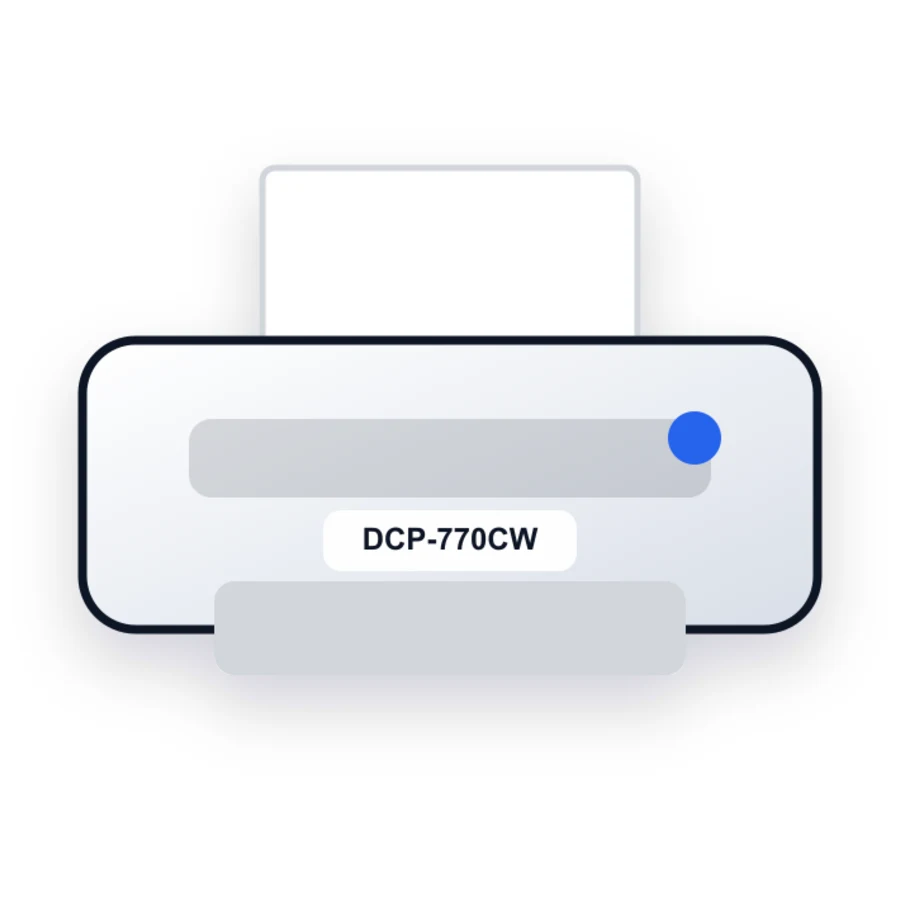 Brother DCP-770CW printer illustration