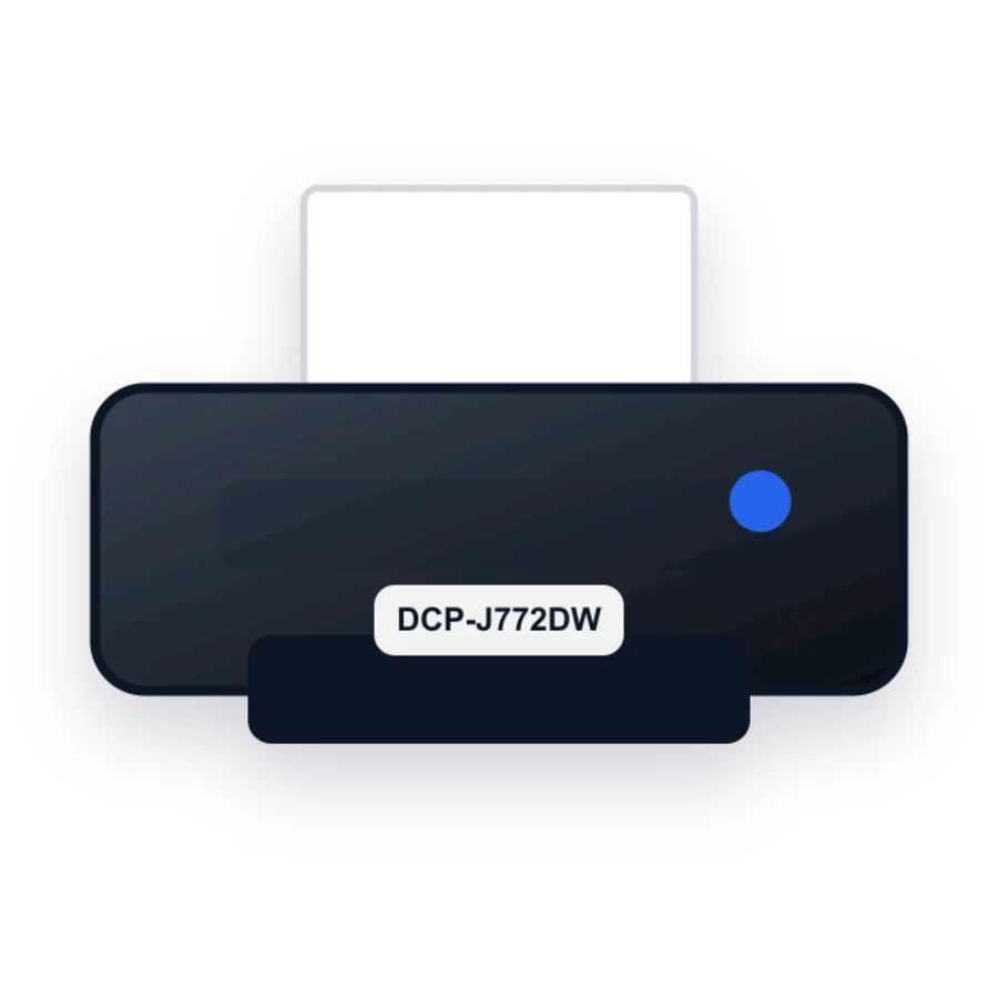 Brother DCP-J772DW printer illustration
