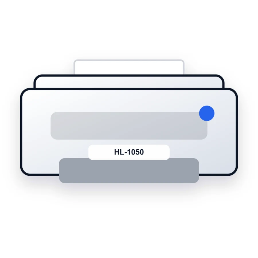Brother HL-1050 printer illustration