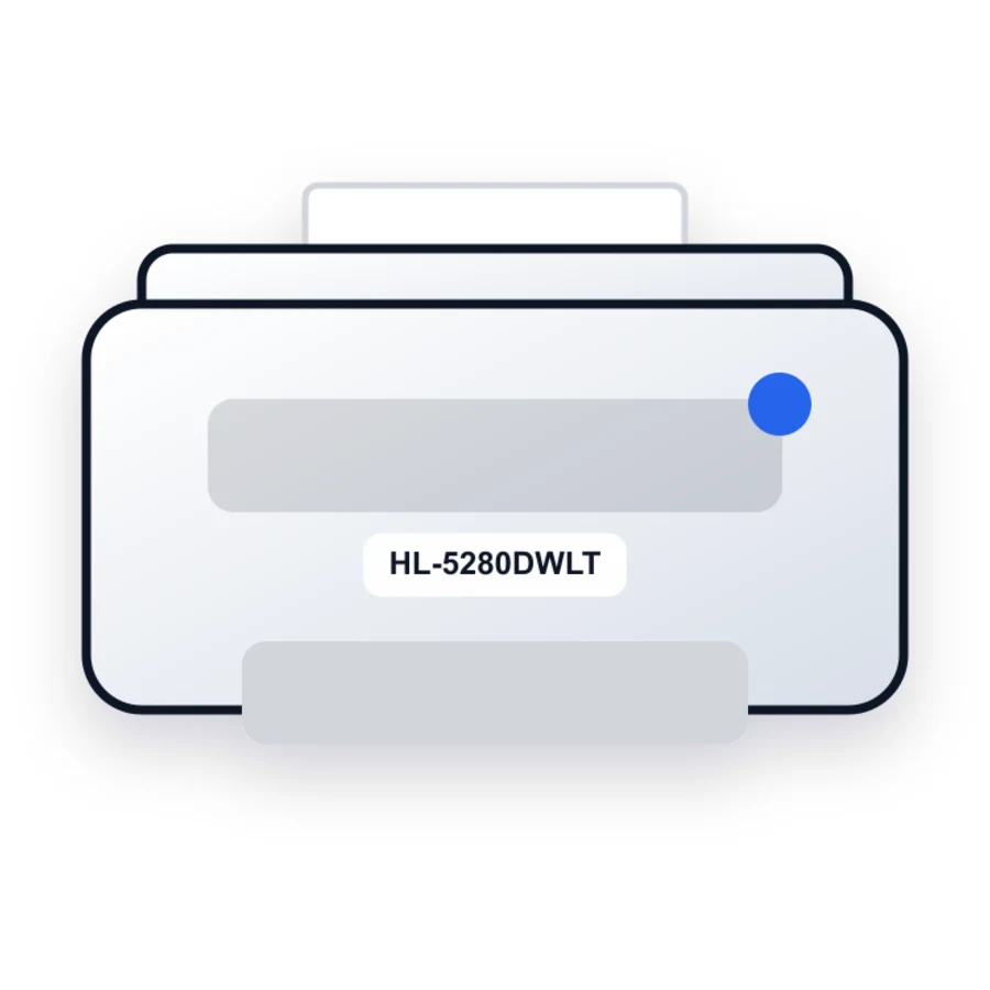 Brother HL-5280DWLT printer illustration
