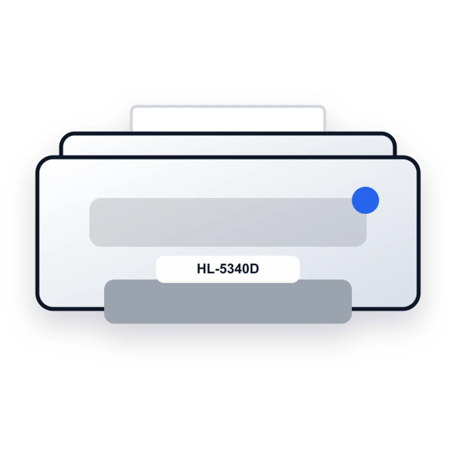Brother HL-5340D printer illustration