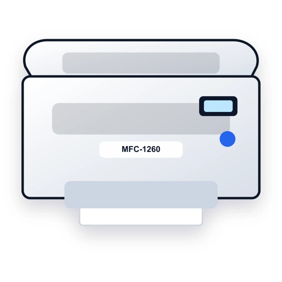 Brother MFC-1260 printer illustration