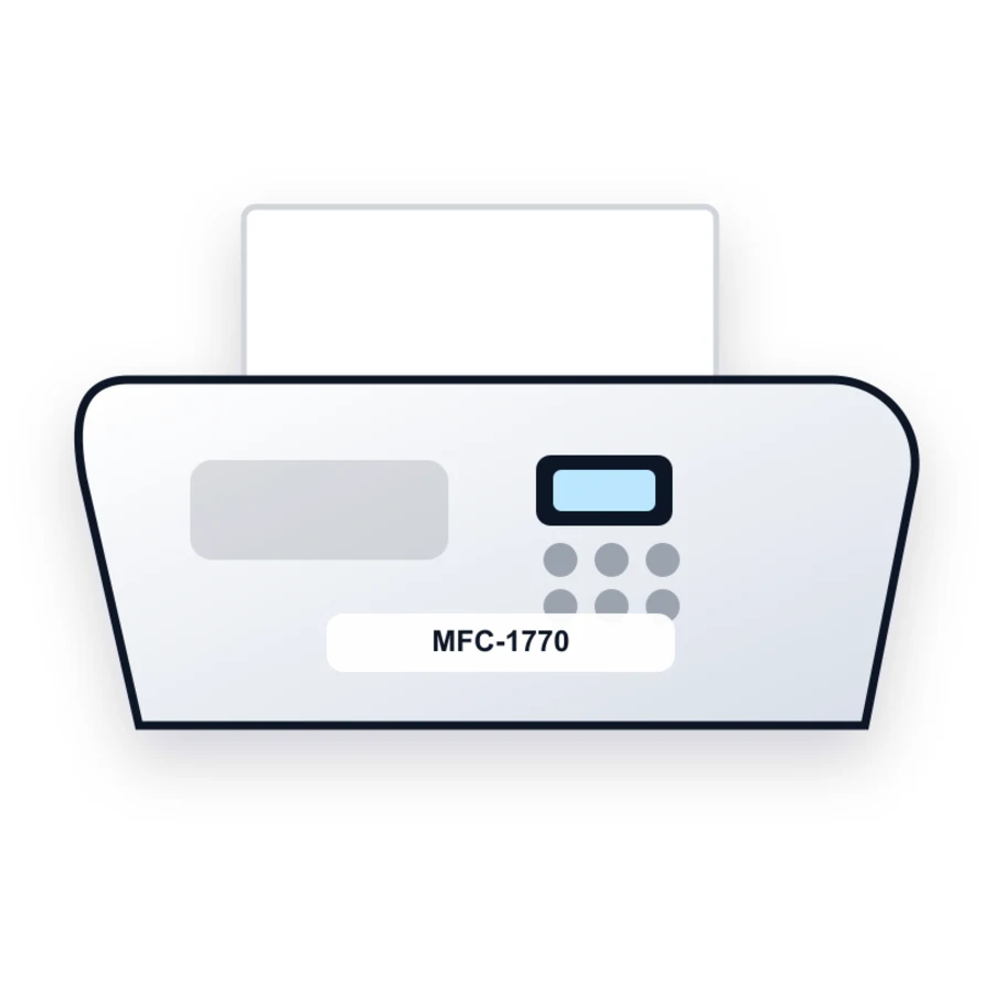 Brother MFC-1770 printer illustration