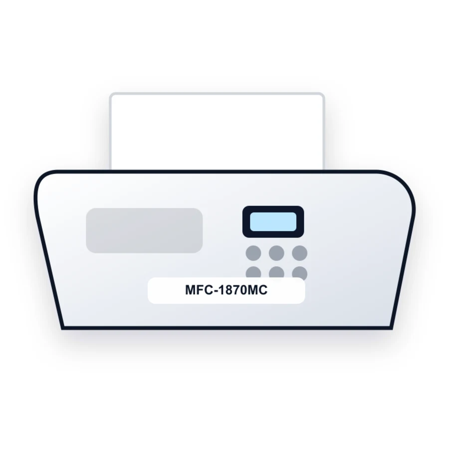 Brother MFC-1870MC printer illustration
