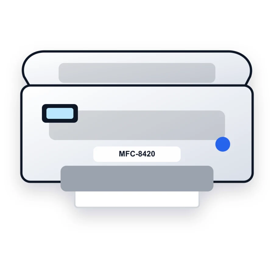 Brother MFC-8420 printer illustration