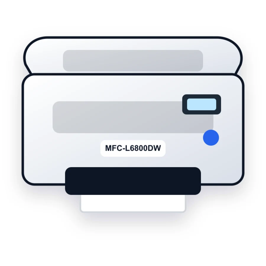 Brother MFC-L6800DW printer illustration