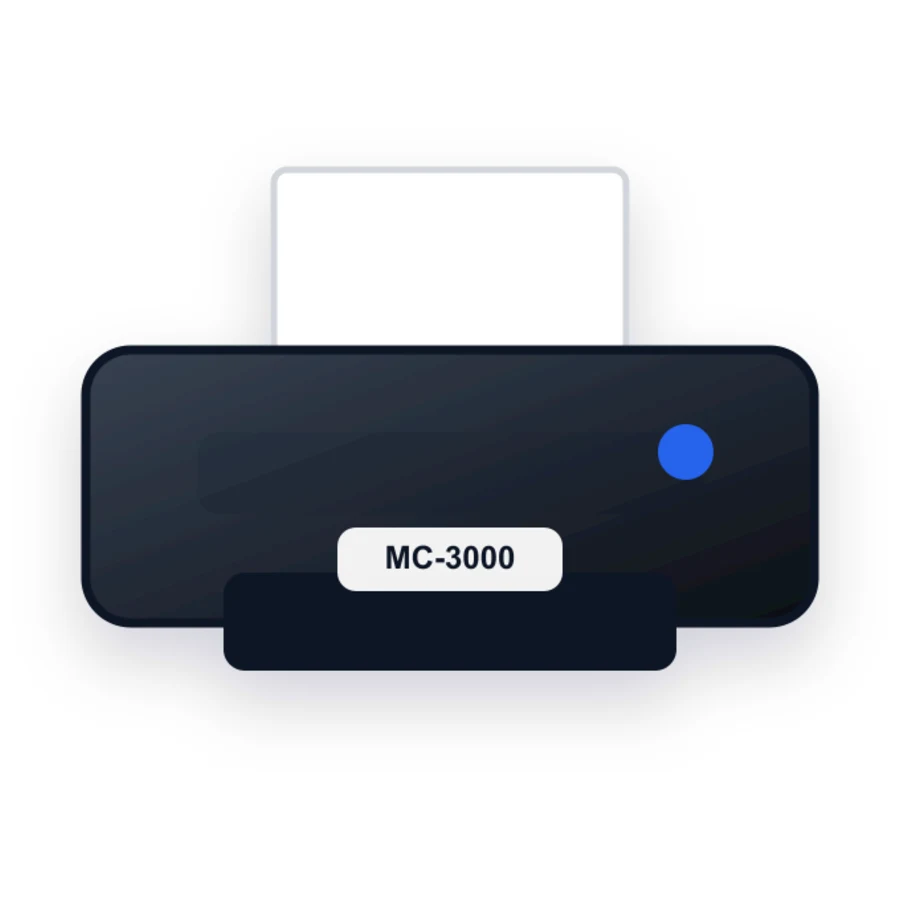 Brother MC-3000 printer illustration