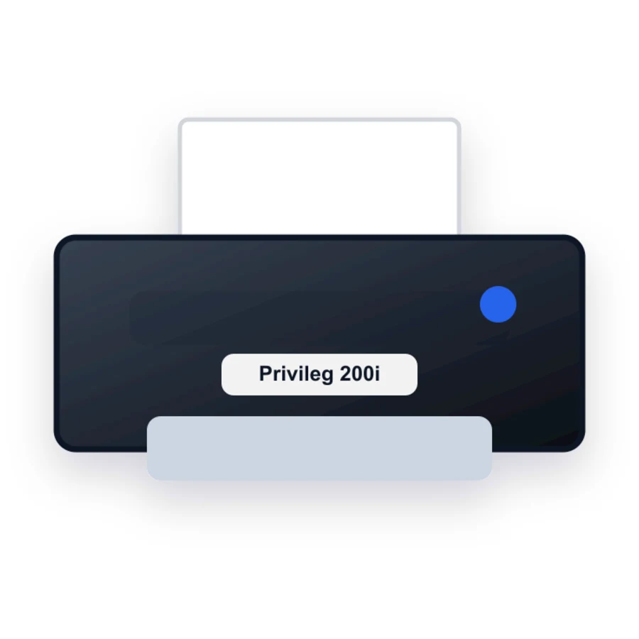 Brother Privileg 200i printer illustration