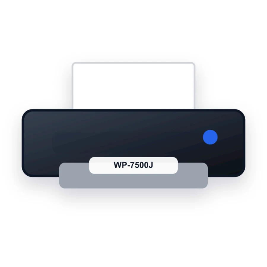 Brother WP-7500J printer illustration