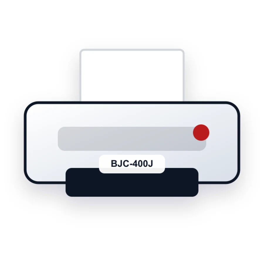 Canon BJC-400J printer illustration