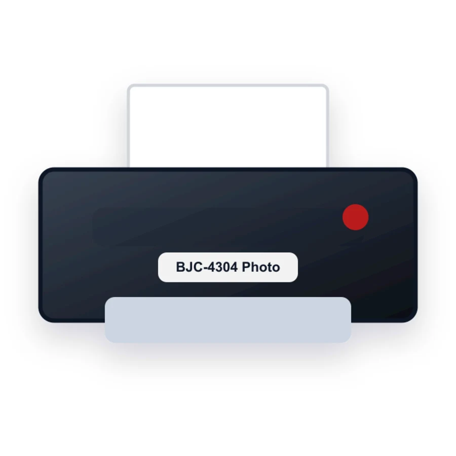 Canon BJC-4304 Photo printer illustration