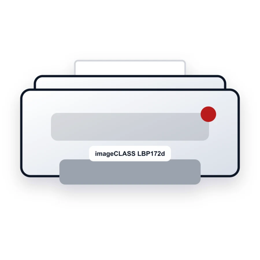 Canon imageCLASS LBP172dw printer illustration