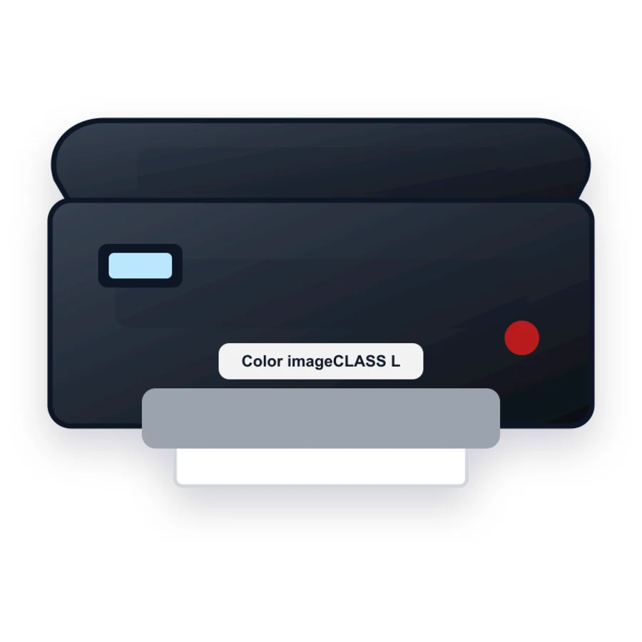 Canon Color imageCLASS LBP632Cdw printer illustration