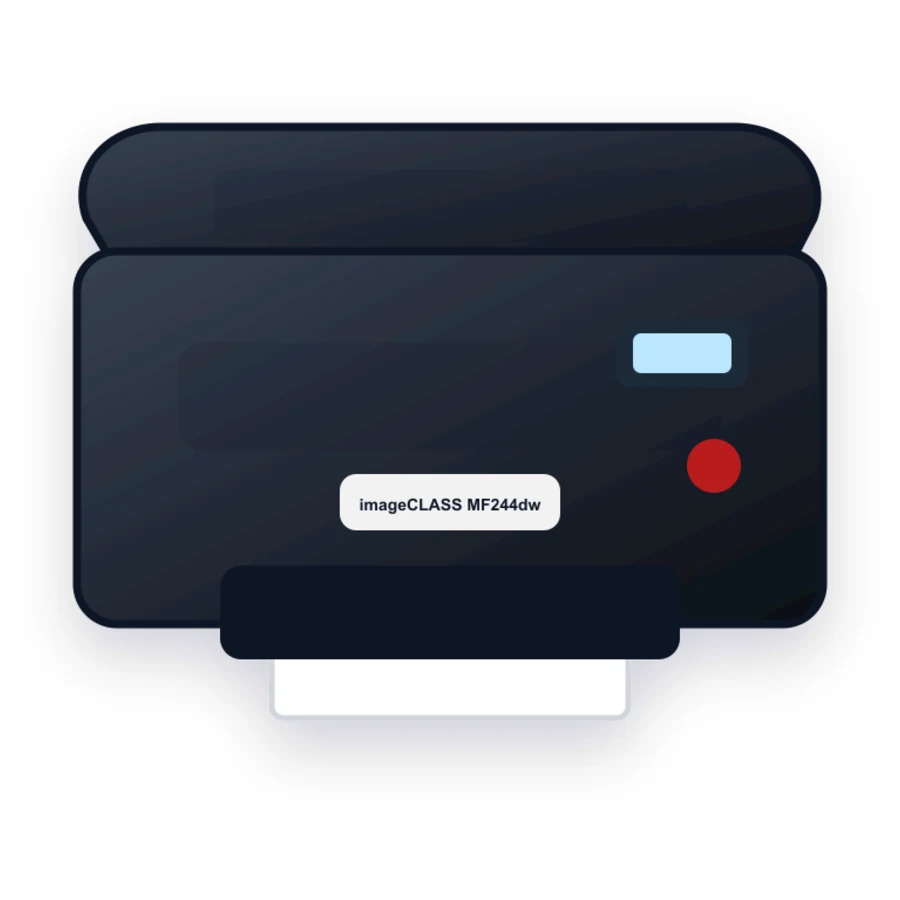 Canon imageCLASS MF244dw printer illustration