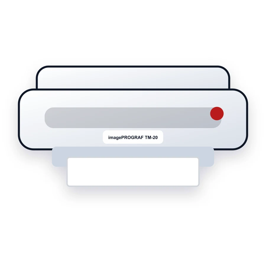 Canon imagePROGRAF TM-200 MFP L24ei printer illustration