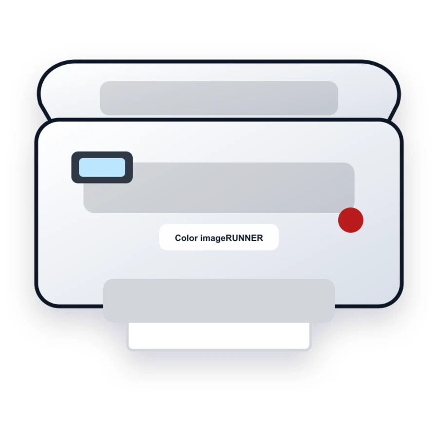Canon Color imageRUNNER C2880 printer illustration
