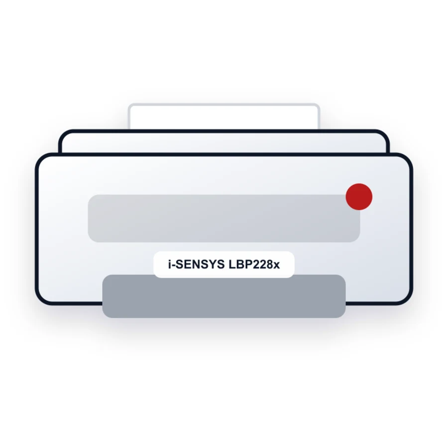 Canon i-SENSYS LBP228x printer illustration