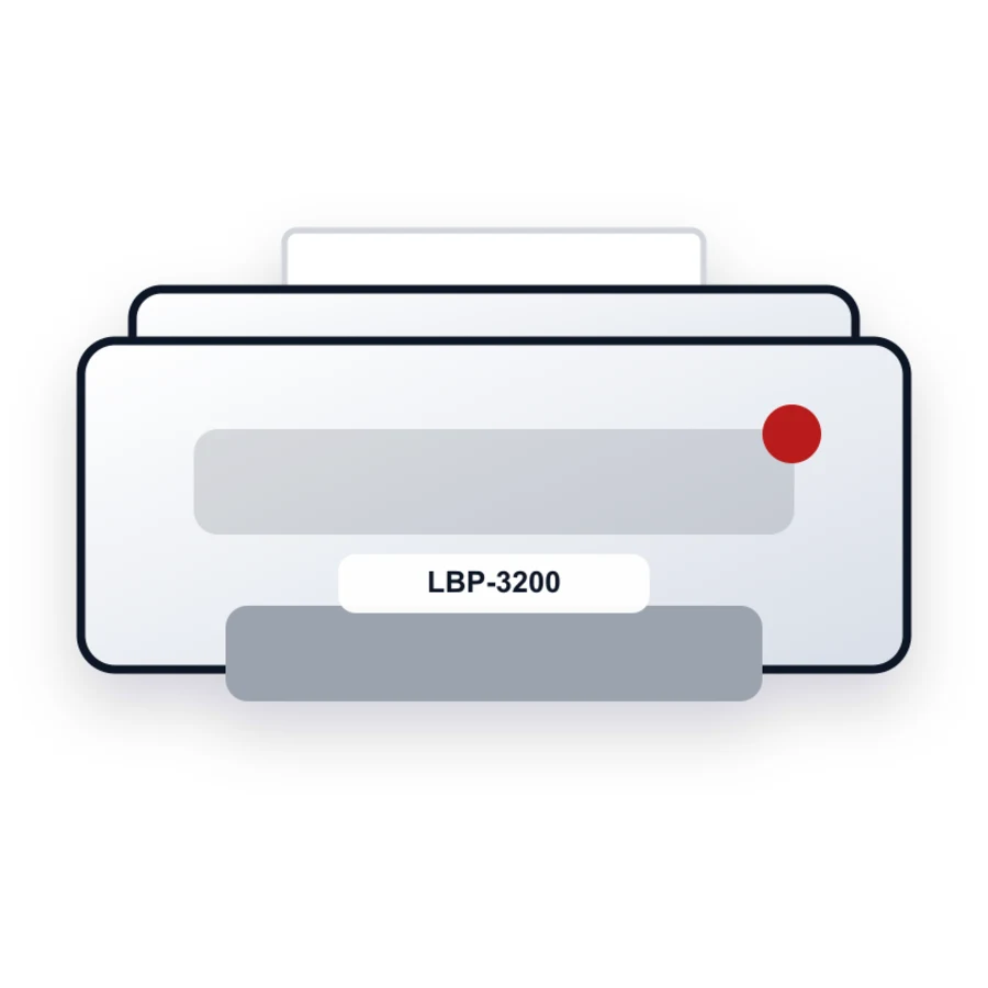 Canon LBP-3200 printer illustration