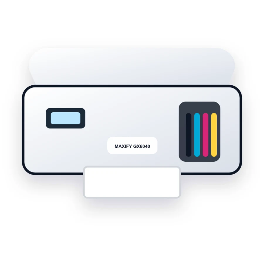 Canon MAXIFY GX6040 printer illustration
