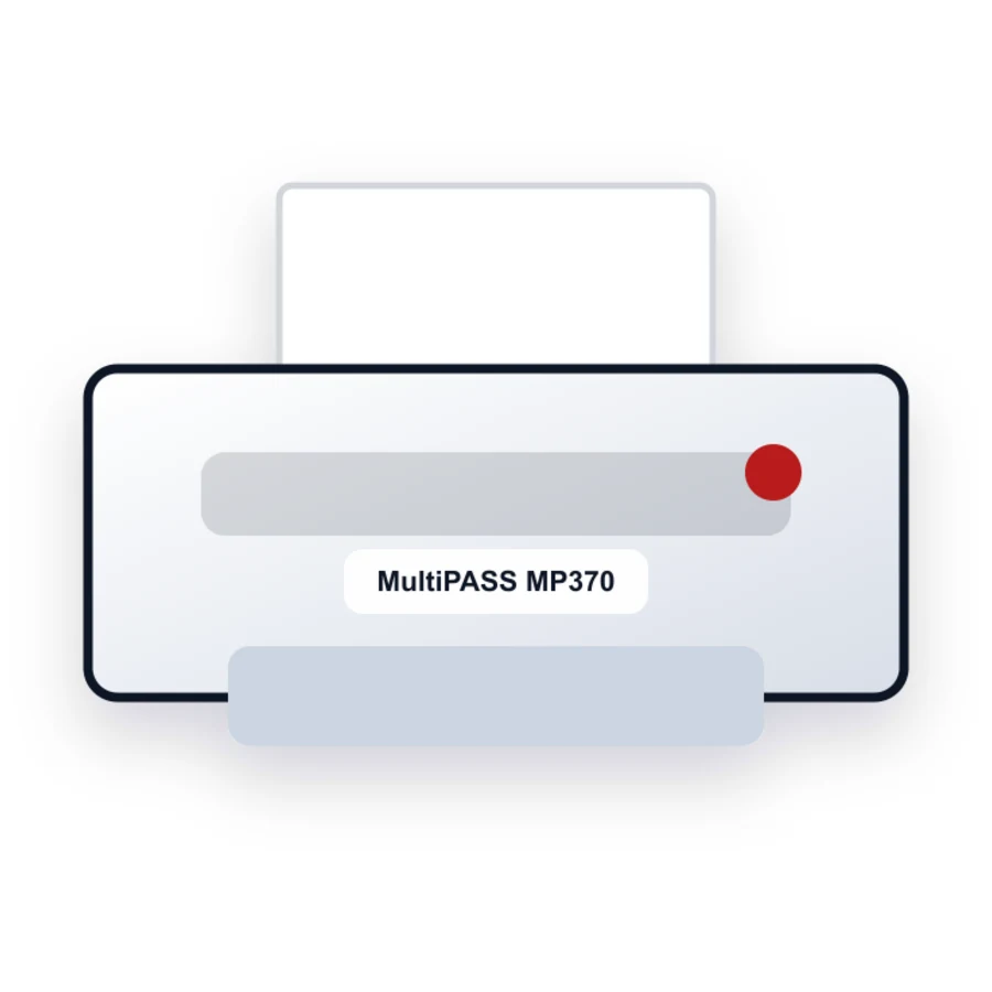 Canon MultiPASS MP370 printer illustration