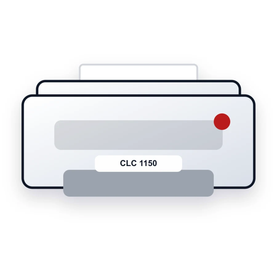 Canon CLC 1150 printer illustration