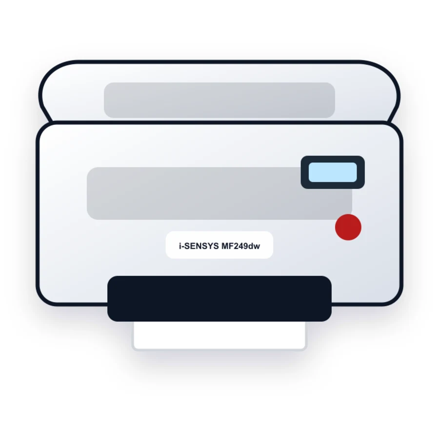 Canon i-SENSYS MF249dw printer illustration