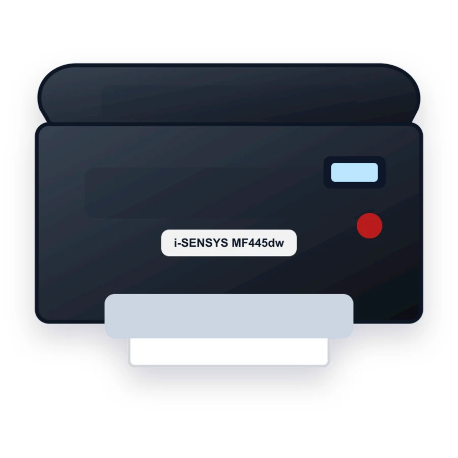 Canon i-SENSYS MF445dw printer illustration