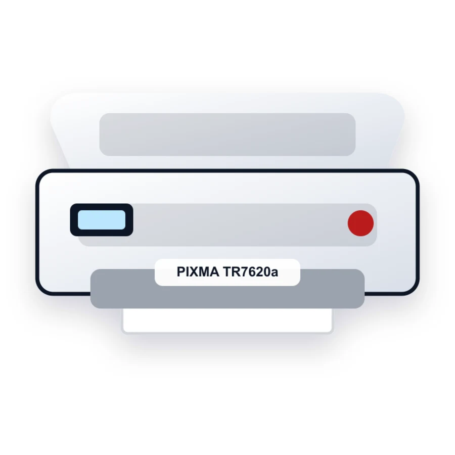 Canon PIXMA TR7620a printer illustration