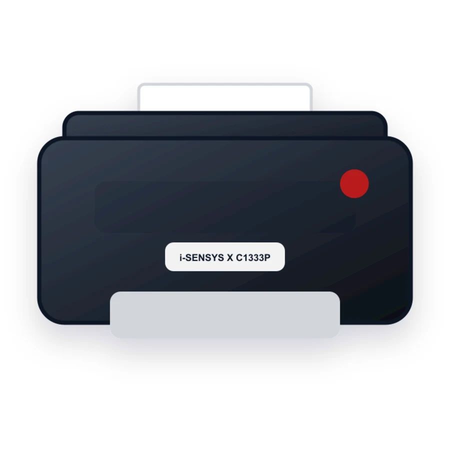 Canon i-SENSYS X C1333P printer illustration