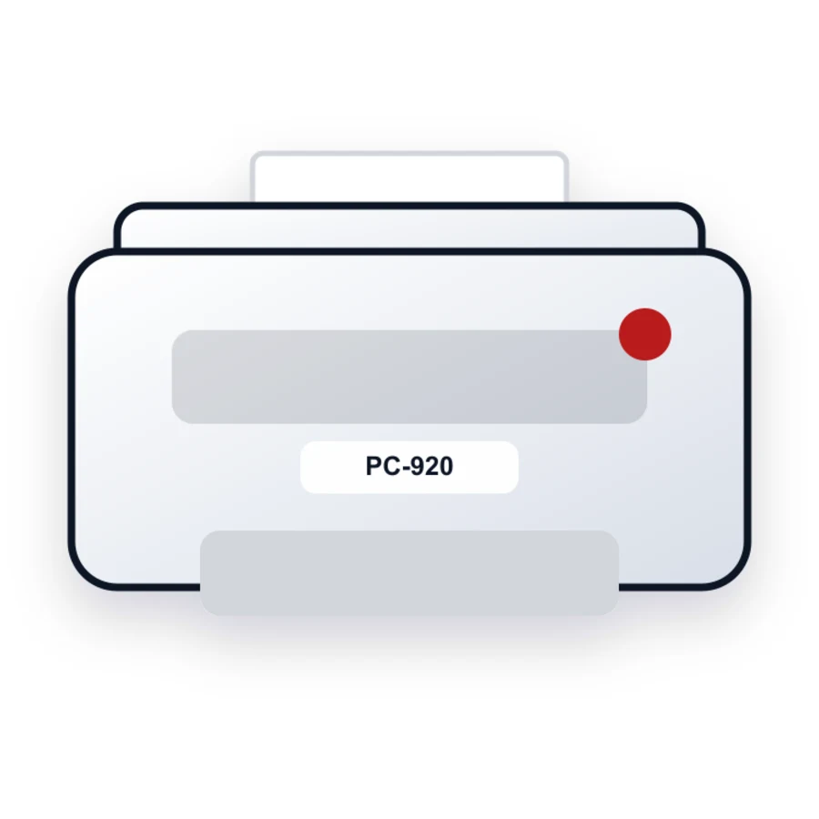 Canon PC-920 printer illustration