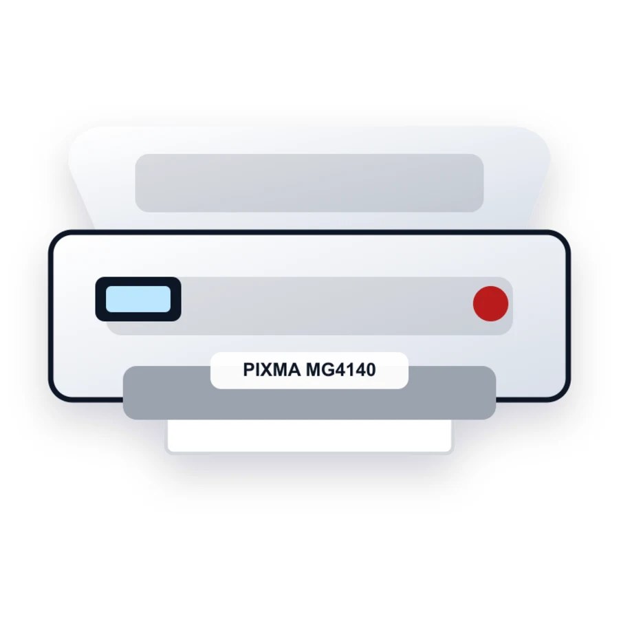 Canon PIXMA MG4140 printer illustration