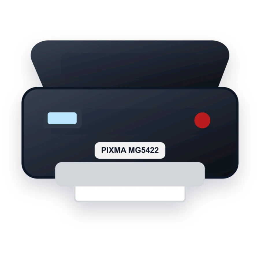 Canon PIXMA MG5422 printer illustration