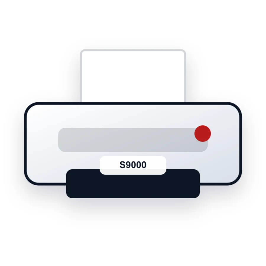 Canon S9000 printer illustration