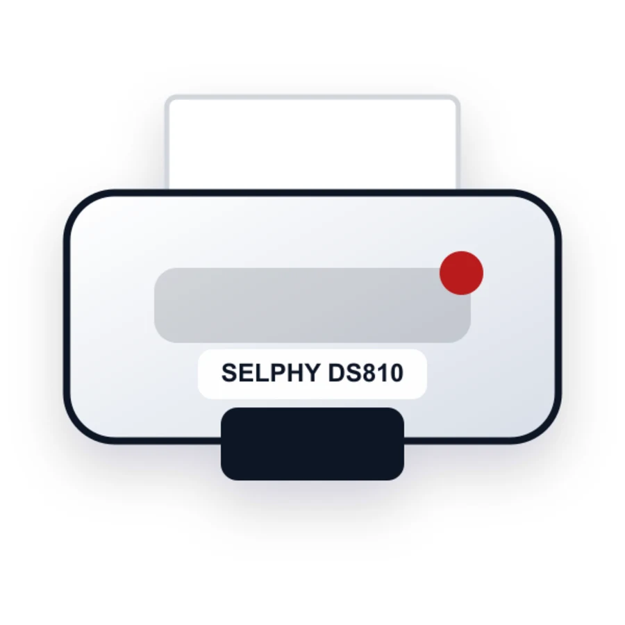 Canon SELPHY DS810 printer illustration