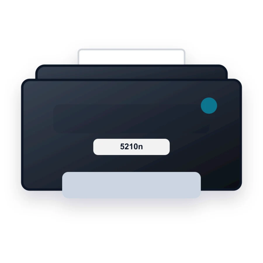 Dell 5210n printer illustration