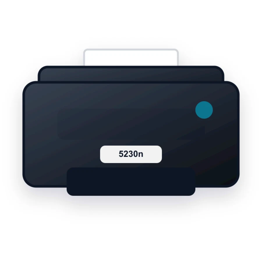 Dell 5230n printer illustration
