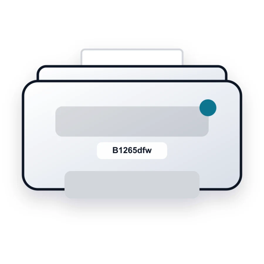 Dell B1265dfw printer illustration