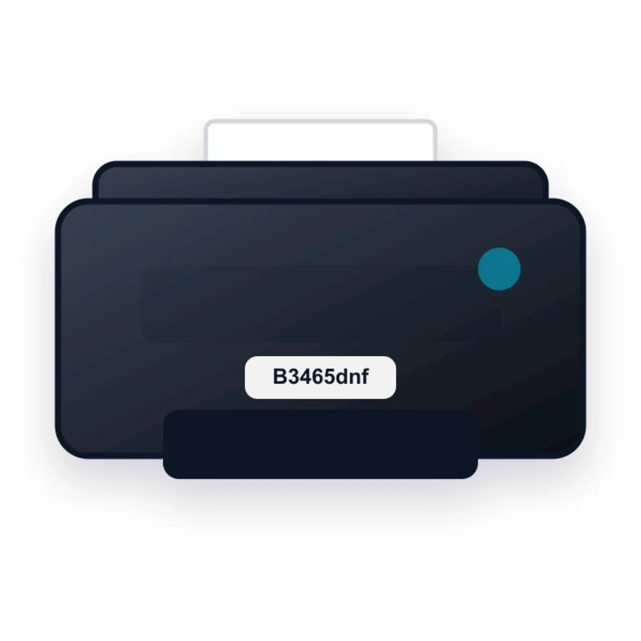 Dell B3465dnf printer illustration