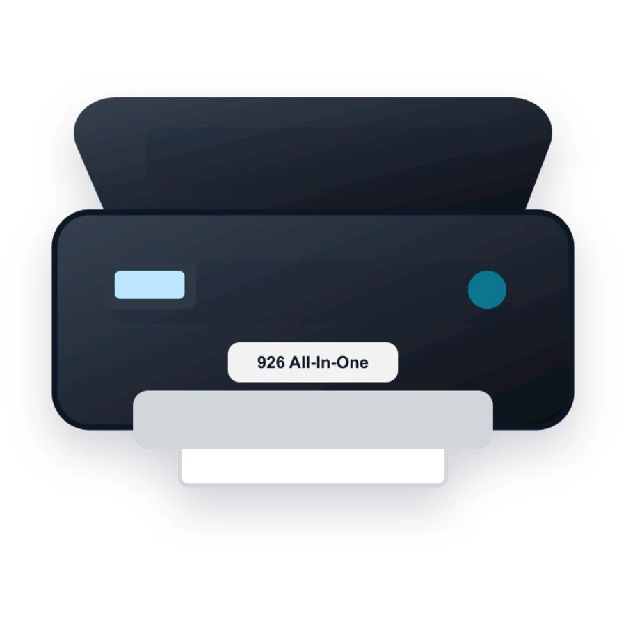 Dell 926 All-In-One printer illustration