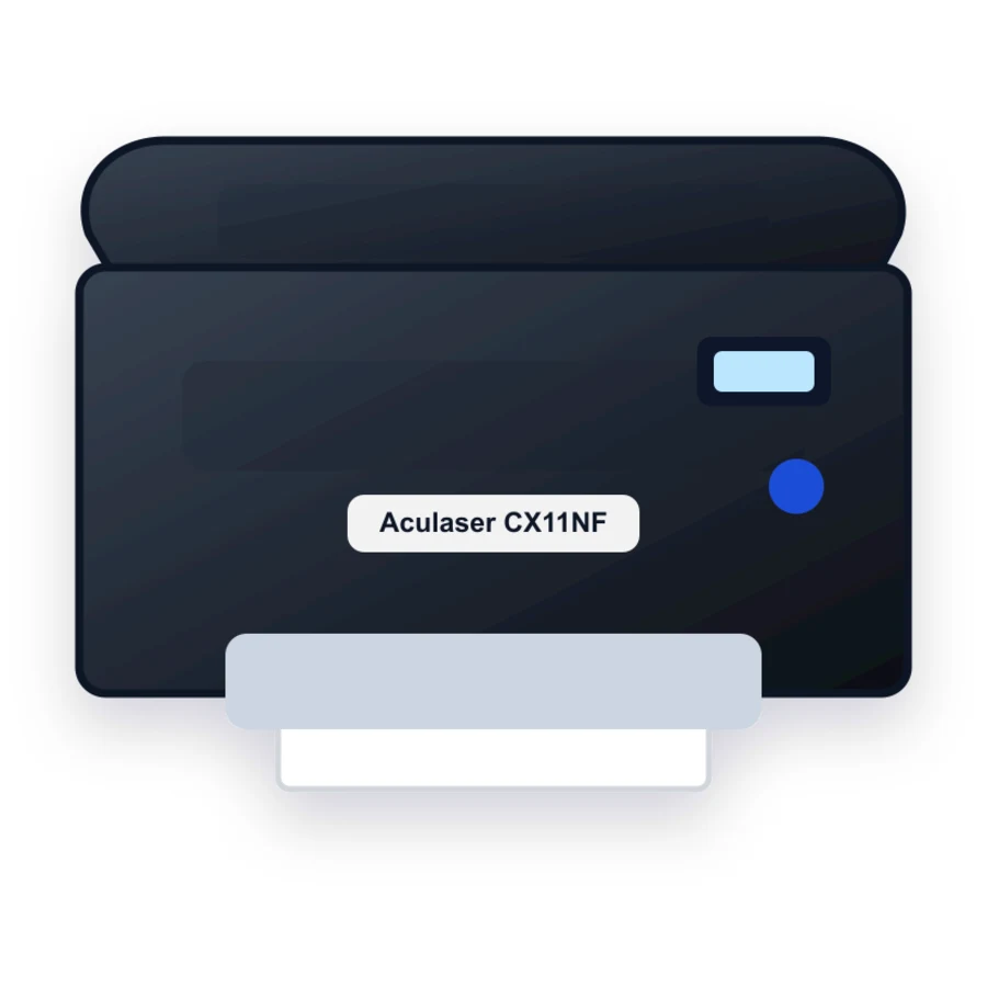 Epson Aculaser CX11NF printer illustration