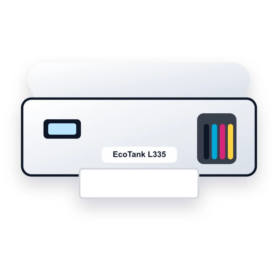Epson EcoTank L335 printer illustration
