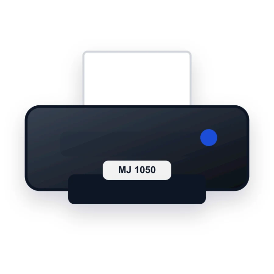 Epson MJ 1050 printer illustration