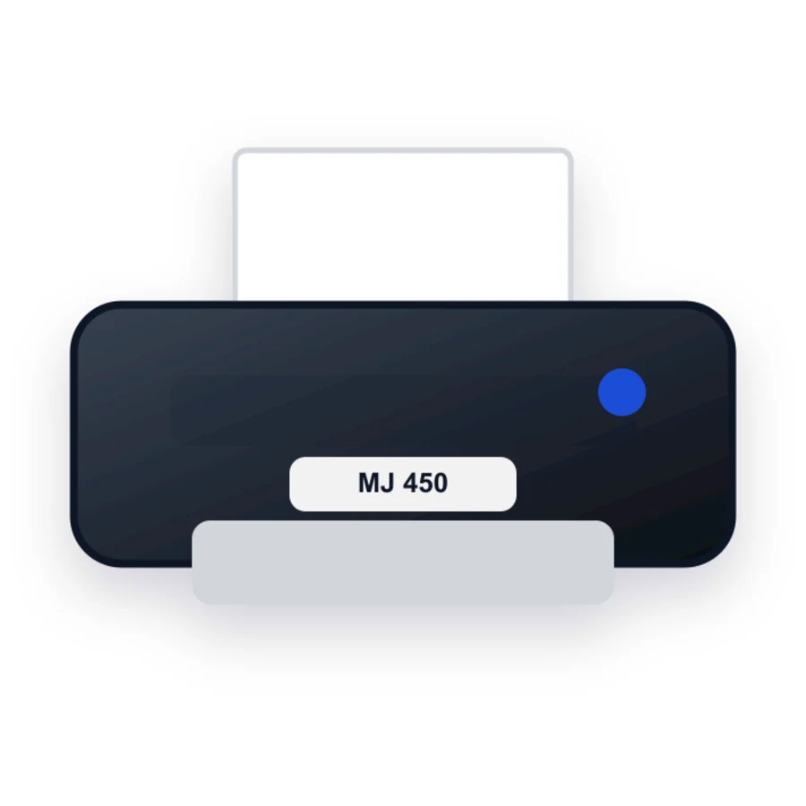 Epson MJ 450 printer illustration