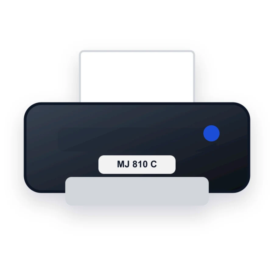Epson MJ 810 C printer illustration