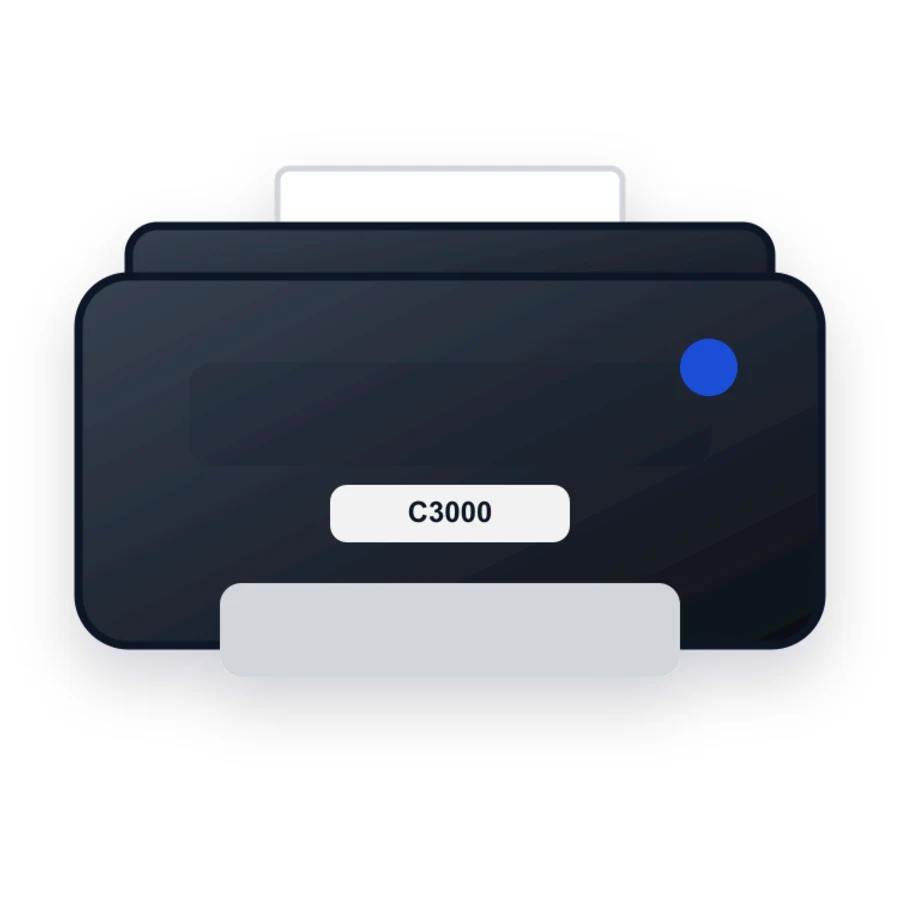 Epson C3000 printer illustration