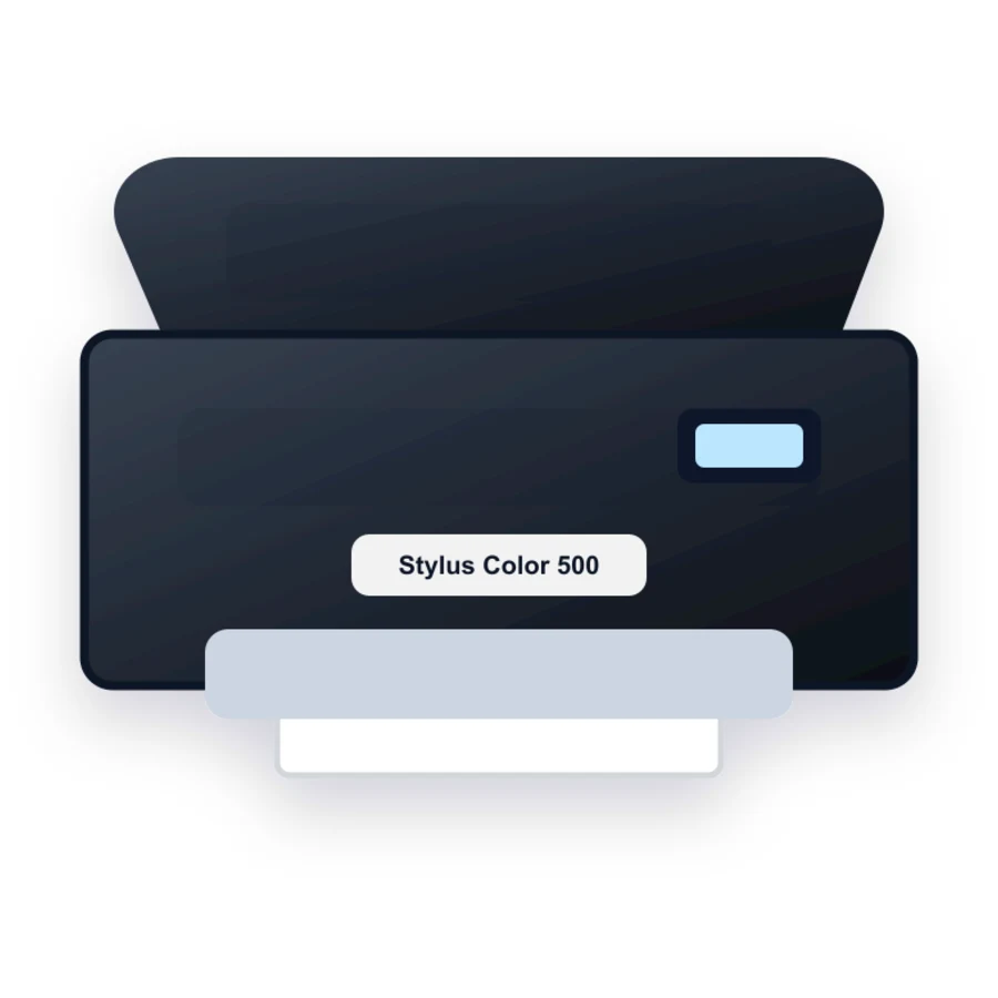 Epson Stylus Color 500 printer illustration